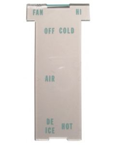 1968 Corvette Climate Control Lens For Cars Without Air Conditioning	