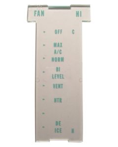 1969-1971 Corvette Climate Control Lens For Cars With Air Conditioning	