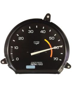 1982 Corvette Tachometer 350 Crossfire Injection Engine 5000 Redline	