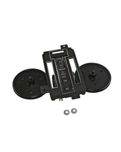 1968 Corvette Heater And Air Conditioning Control Face Plate Repair Kit With Air Conditioning	