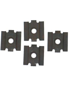 1953-1962 Corvette Glove Box Molding Clip Set Upper And Lower	