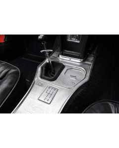 1963 Corvette Shifter Console Plate Rear With Power Windows	