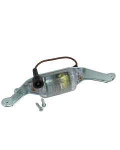 1968-1971 Corvette License Plate Light Assembly With Fiber Optic	