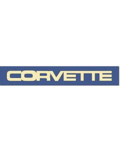 1984-1990 Corvette Bumper Emblem Rear Gold	