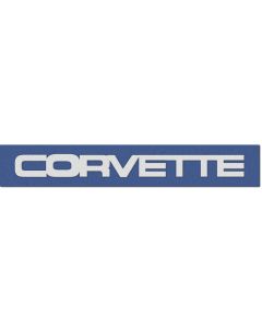 1984-1990 Corvette Bumper Emblem Rear Stainless Steel	