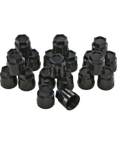 Plastic Lug Nut Caps, Black, Factory Style, 1984-1985