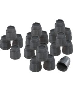 Plastic Lug Nut Caps, Factory Style, Gray, 1986-1990