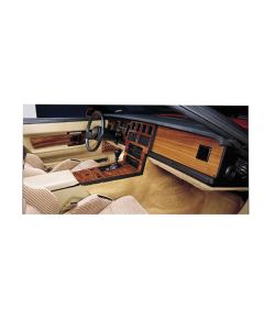 1984-1989 Corvette Center Dash & Console Kit With Speedo-Tach Simulated Rosewood	