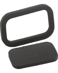 License Plate Light Lens Gasket, 1968-1973