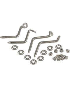 1968 Corvette Sunvisor Hardware Kit Convertible	