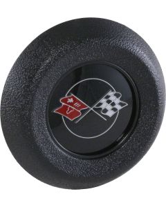 Horn Button,w/ Tilt/Telescopic Column, Black, 1969-1975