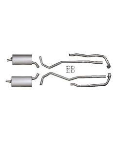 1968 Corvette Exhaust System Small Block 300hp Aluminized 2-1/2" With Manual Transmission	