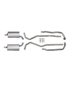 1973 Corvette Exhaust System Small Block L82 Aluminized 2"-2-1/2" With Manual Transmission Small Block	