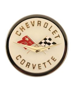  Corvette C1 Emblem Metal Sign 12" X 12"	
