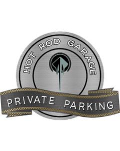 Corvette C7 Stingray Emblem Hot Rod Garage Private Parking Metal Sign, 18" X 14"