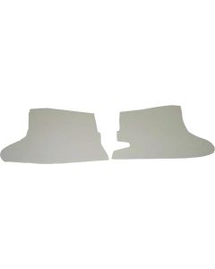 1958 Corvette Trunk Side Filler Panels Fiberglass	