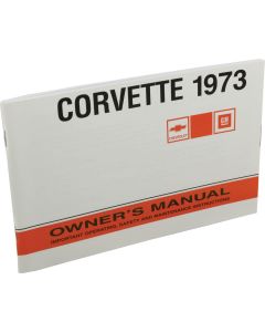 1973 Corvette Owners Manual	