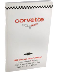 1980 Corvette Owners Manual	