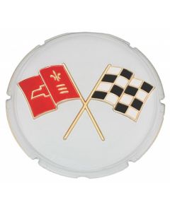 1963L Corvette Gas Door Insert Emblem	