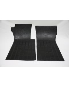 Rubber Floor Mats, Black, 1963-1967