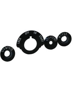 1958-1960 Corvette Dash Knob Indicator Plates	