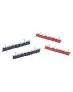 1961 Corvette Fender Bar Emblems Side	