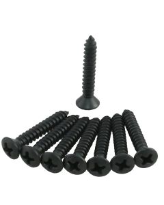 1968-1977 Corvette Door Sill Plate Screws Black	