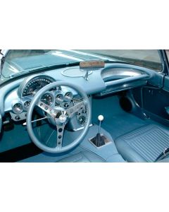 1959-1960 Corvette Dash Pad Turquoise	
