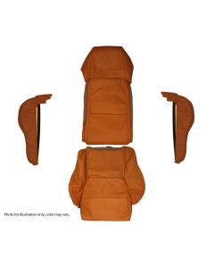 1988 Corvette Leather Sport Seat Covers White	