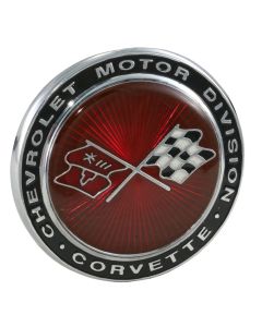 1973-1974 Corvette Front Emblem Sunburst	
