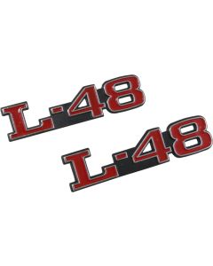 1968-1982 Corvette Hood Emblems L48	