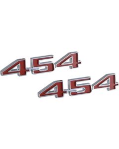 1973-1974 Corvette Hood Emblems 454ci	