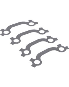 1956-1963 Corvette French Exhaust Manifold Bolt Locks Set Stainless Steel	