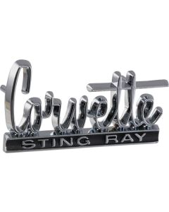 1966-1967 Corvette Glove Box Door Emblem	