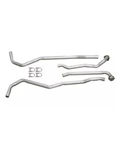 1968 Corvette Exhaust Pipes, Big Block, Aluminized Steel 2-1/2",With Automatic Transmission
