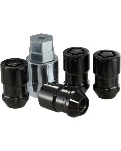 1984-1985 Corvette Wheel Locks Black Chrome McGard	