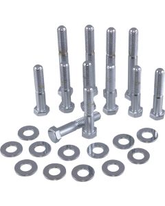 1956-1979 Corvette Exhaust Manifold Bolt Kit Small Block Chrome	