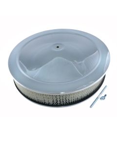 Air Cleaner,14" Chrome,55-72