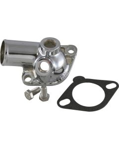 1979-1982 Corvette Thermostat Housing With 2 Emission Ports Chrome Small Block	