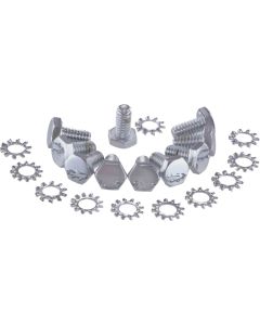1955-1991 Corvette Timing Cover Bolt Kit Chrome	