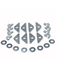 1959-1982 Corvette Valve Cover Bolts And Reinforcements Chrome	