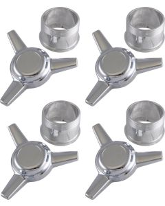 Wheel Straight Fin Spinner Kit, 1976-1982