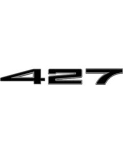 Corvette Decal, 427 Lettering