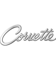 Corvette Decal, Corvette Script, 1963-1965