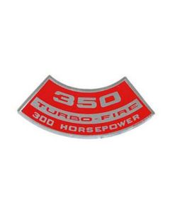 1969-1970 Corvette Air Cleaner Decal 350ci/300hp	