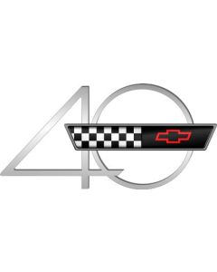 Corvette Decal, 40th Anniversary, 1993