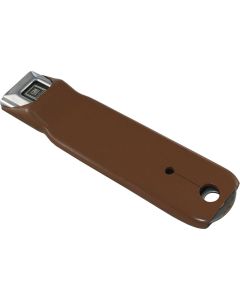 1972 Inner Seat Belt W/Buckle & Dark Saddle Sleeve, W/O Warning Wire