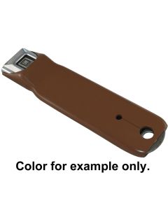 1974 Inner Seat Belt W/Buckle & Oxblood Sleeve, W/O Warning Wire