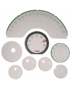1958 Corvette Instrument Lens Set	
