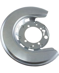 Corvette Brake Caliper Shield, Left, Rear, 1965-1975